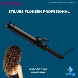 Stilues Flokesh Profesional Efalock Emotion Twister Curling Tongue 38 MM
