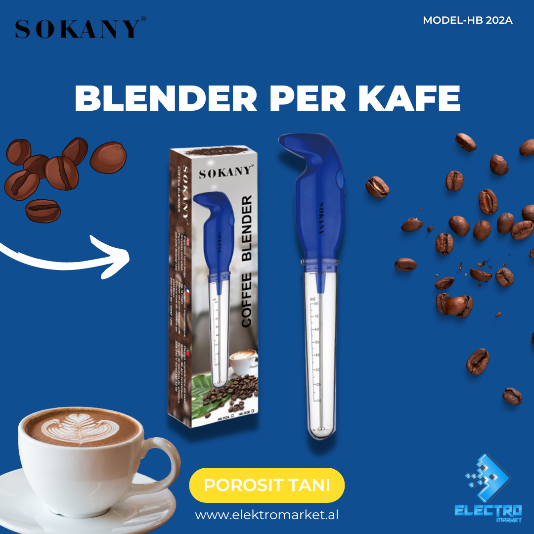 Blender per kafe Sokany HB202A 1 Blender per kafe Sokany HB202A