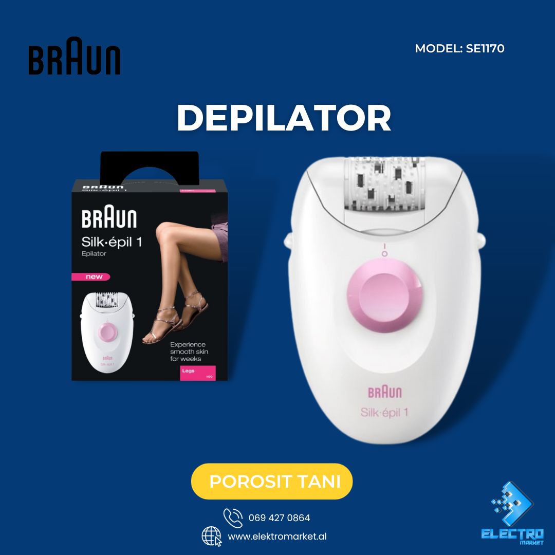 Depilator Braun SE1170 Ne Shitje Online Elektromarket