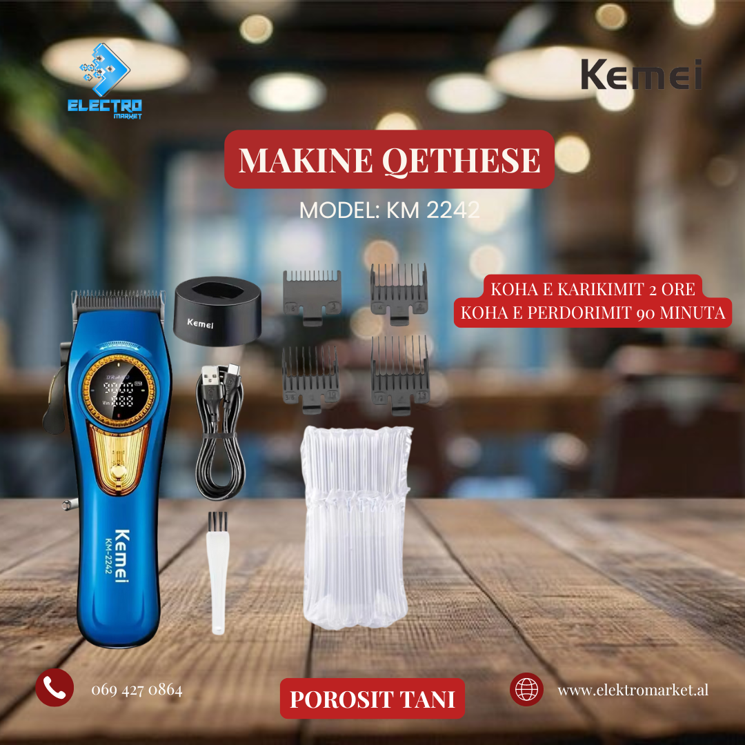 Makine Qethese Kemei KM 2242 1 Makine Qethese Kemei KM 2242