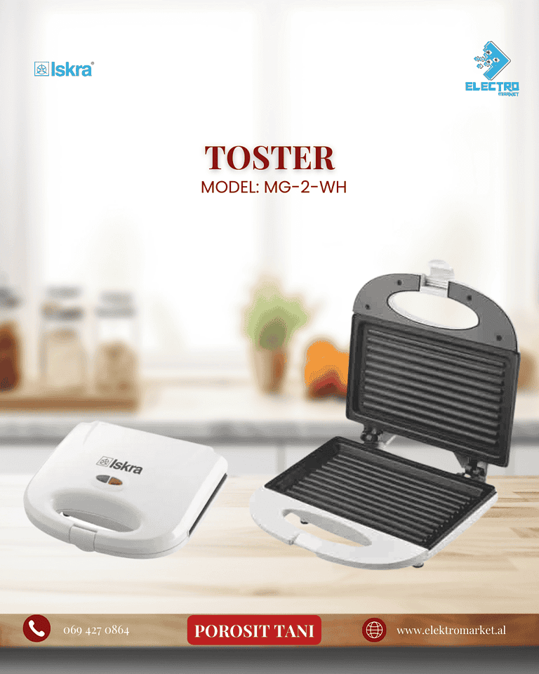 Toster Iskra MG-2-WH