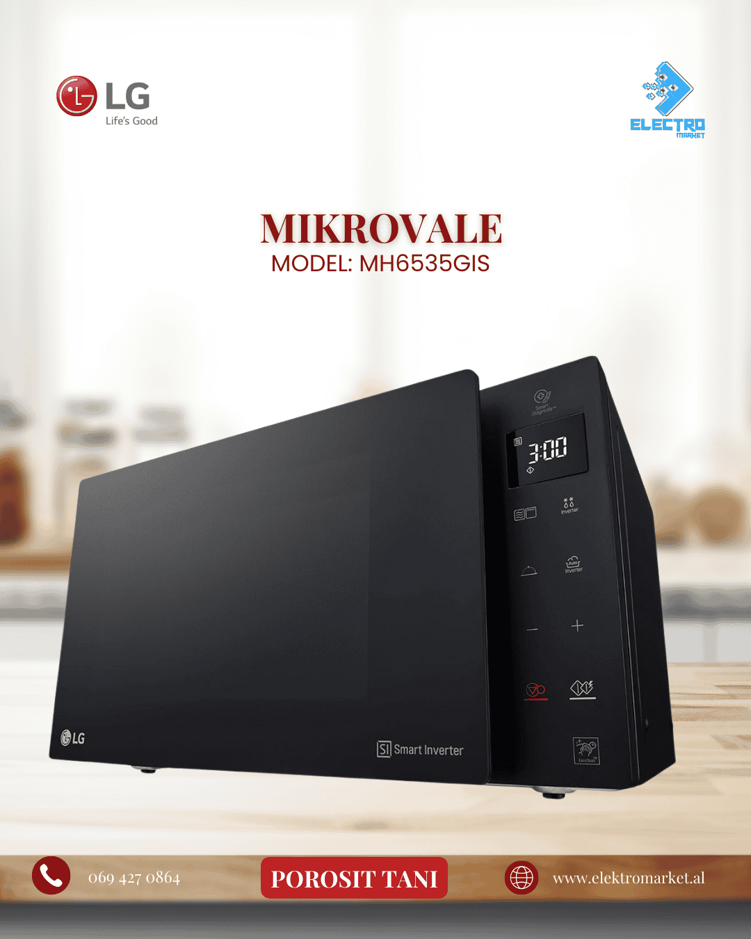 LG MH6535GIS Mikrovale
