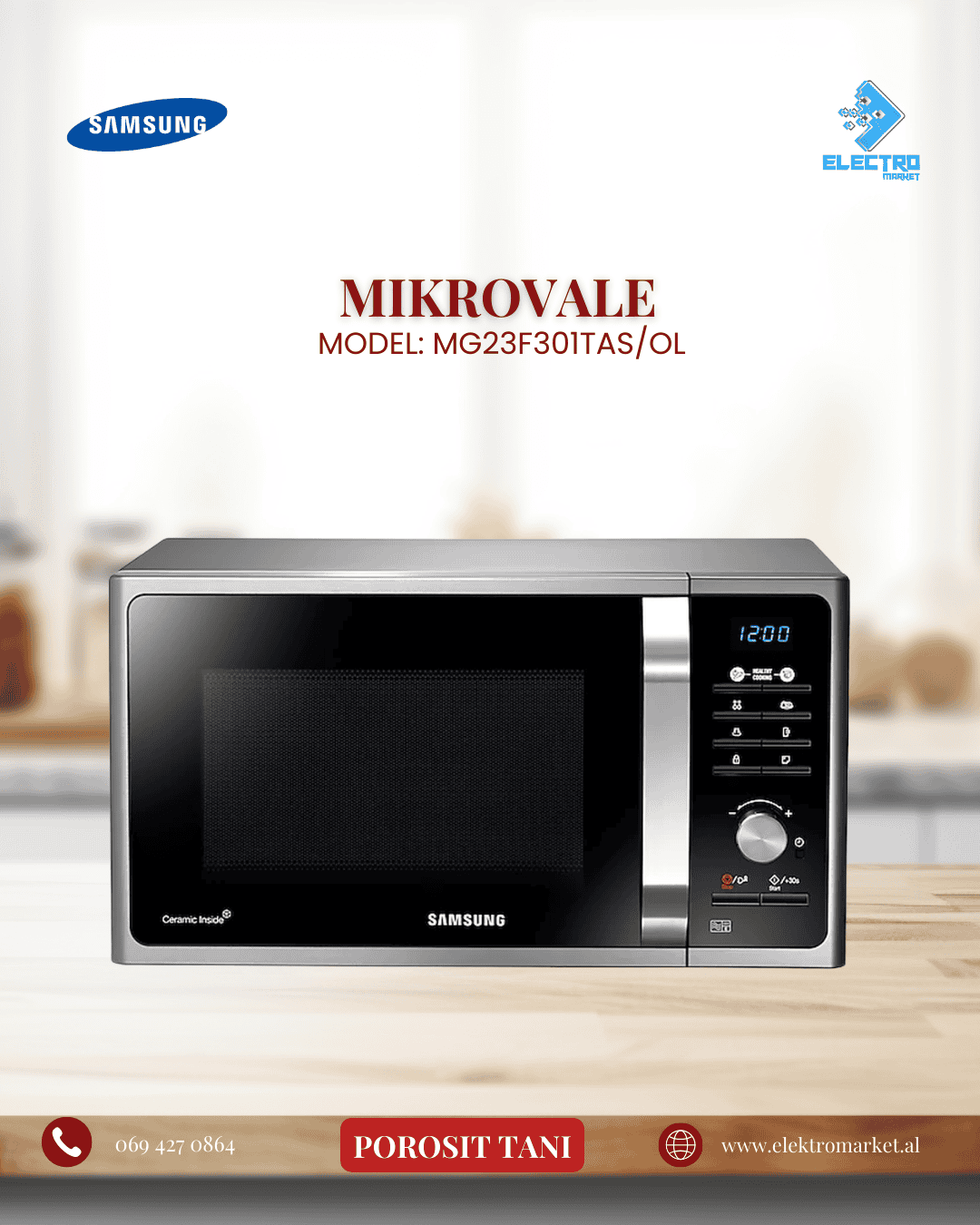 Samsung MG23F301TAS Mikrovale OL