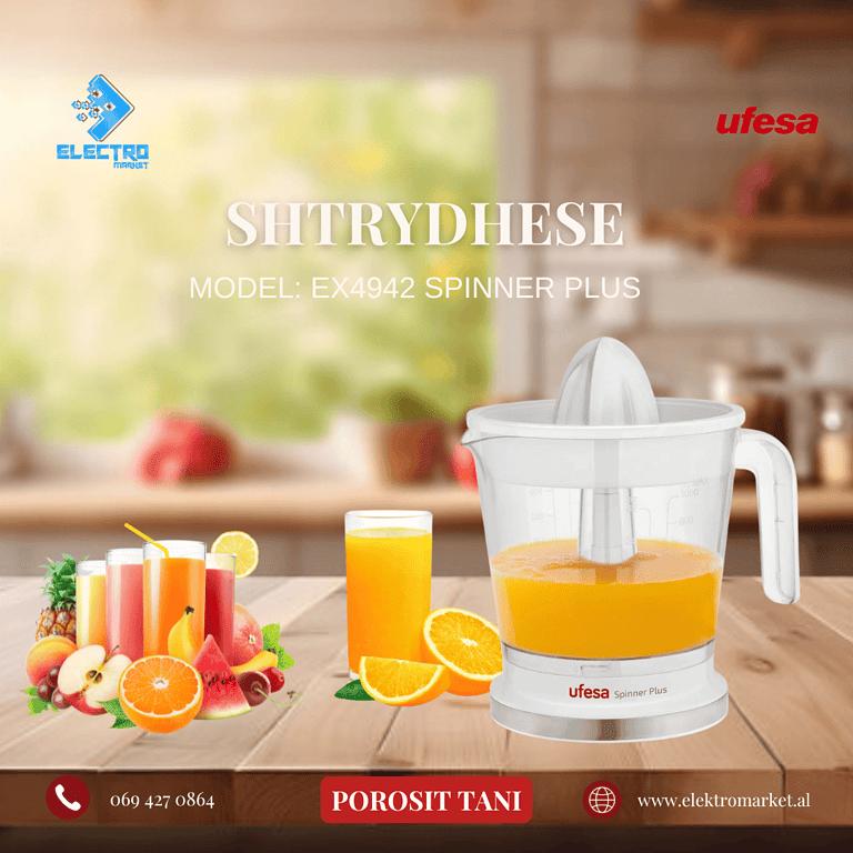 Shtrydhese Ufesa EX4942 SPINNER PLUS