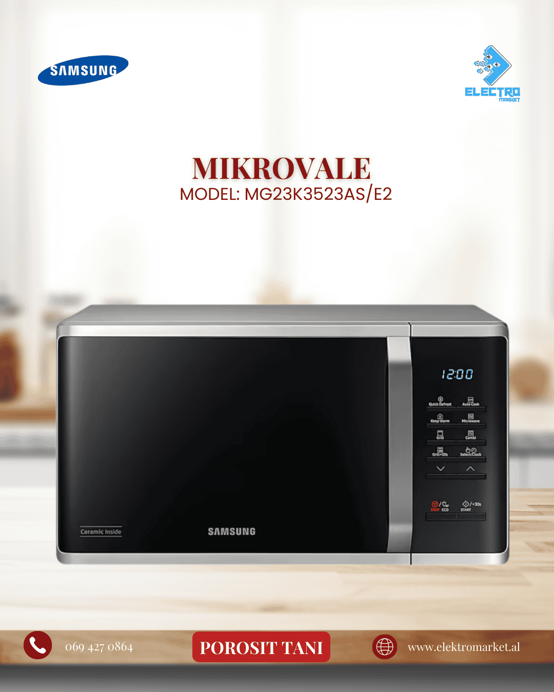 Samsung MG23K3523AS E2 Mikrovale