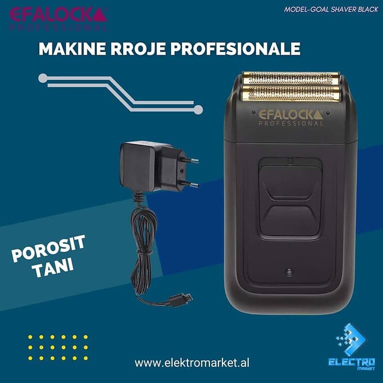 Makine Rroje Profesionale Efalock Goal Shaver Black
