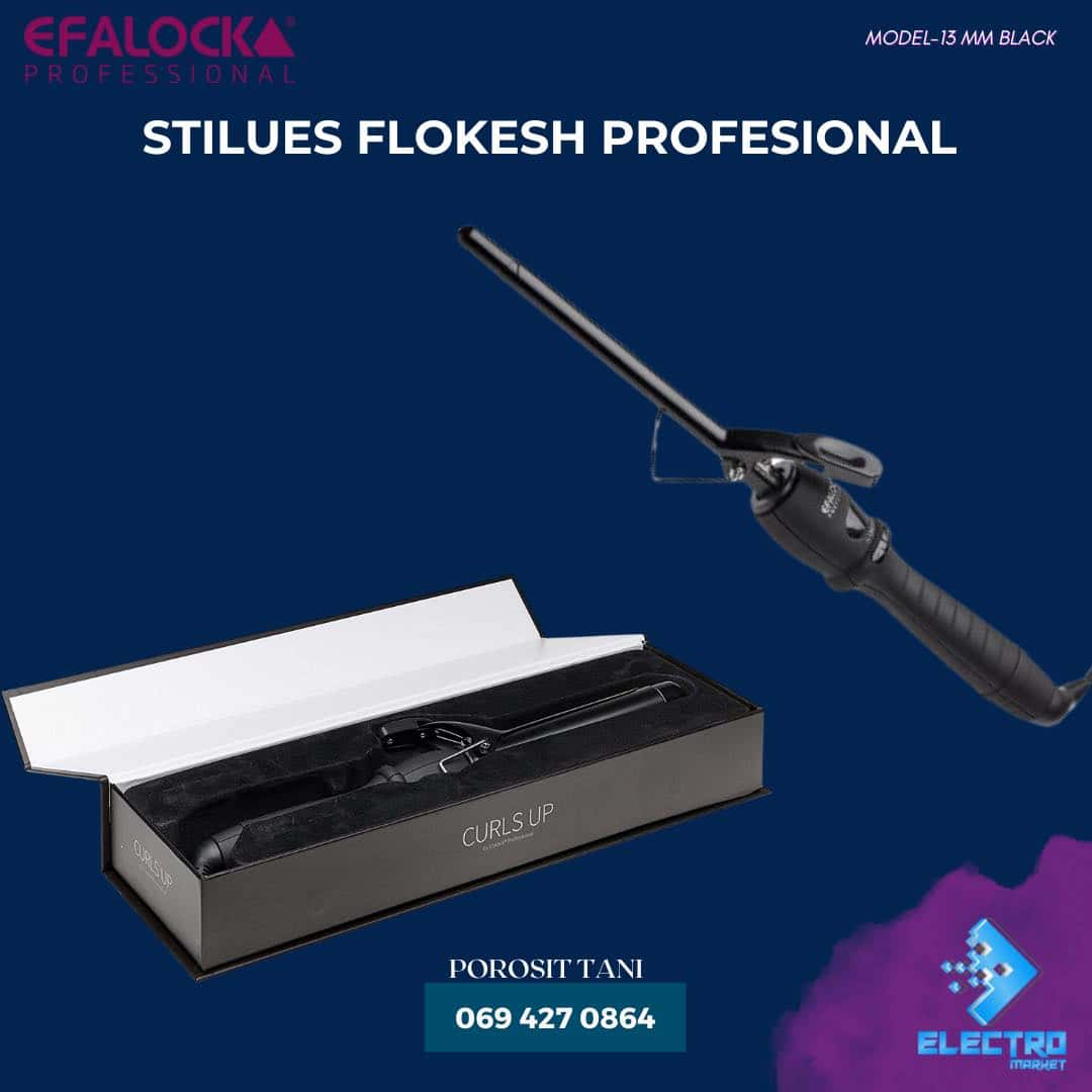 Efalock Profesional 13 mm 13mm Stilues Flokesh Black
