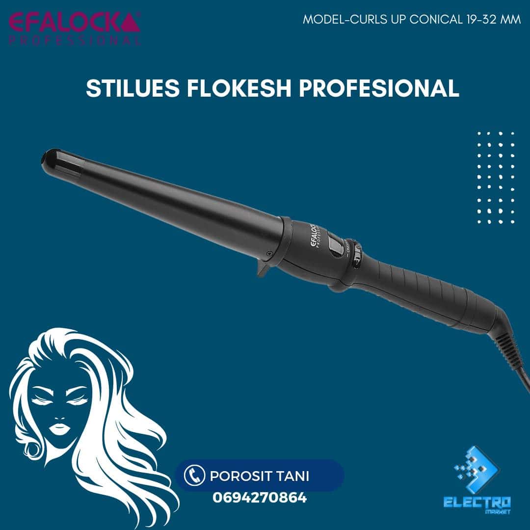 Efalock Curls Up Conical 32mm Stilues Flokesh Profesional 19-32