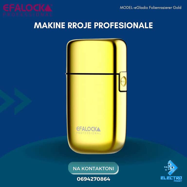 Makine Rroje Profesionale Efalock eGladio Folienrasierer Gold