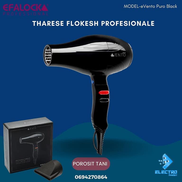 Tharese Flokesh Profesionale Efalock eVento Puro Black