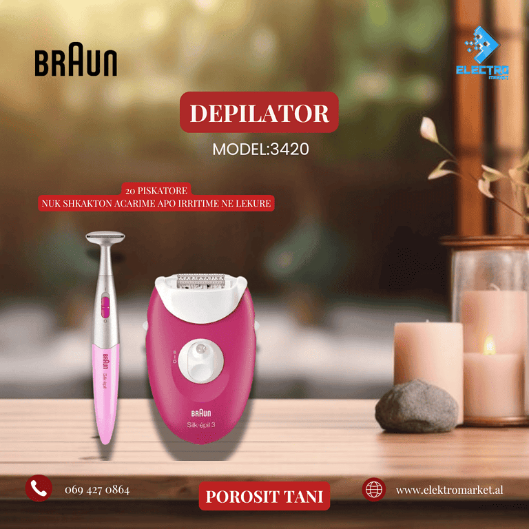 Depilator Braun 3420
