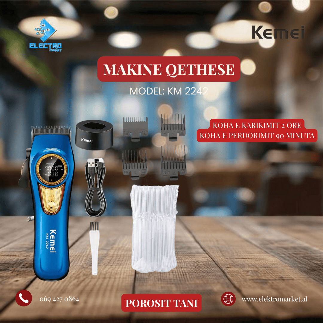 Kemei KM 2242 Makine Qethese