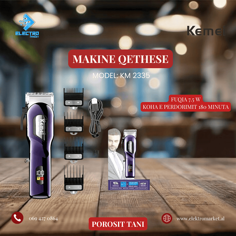 Makine Qethese Kemei KM 2335