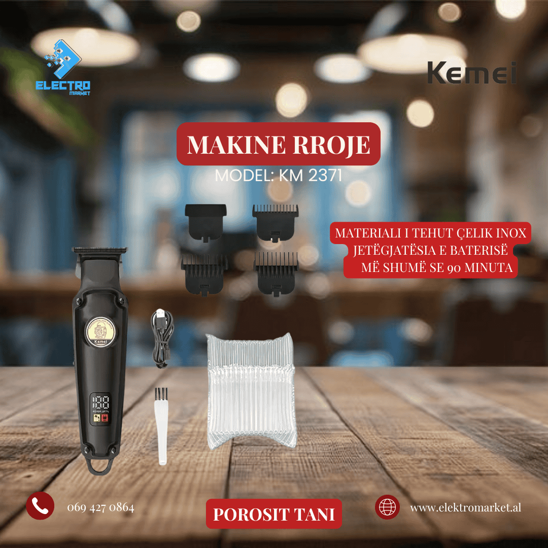 Kemei KM 2371 Makine Rroje