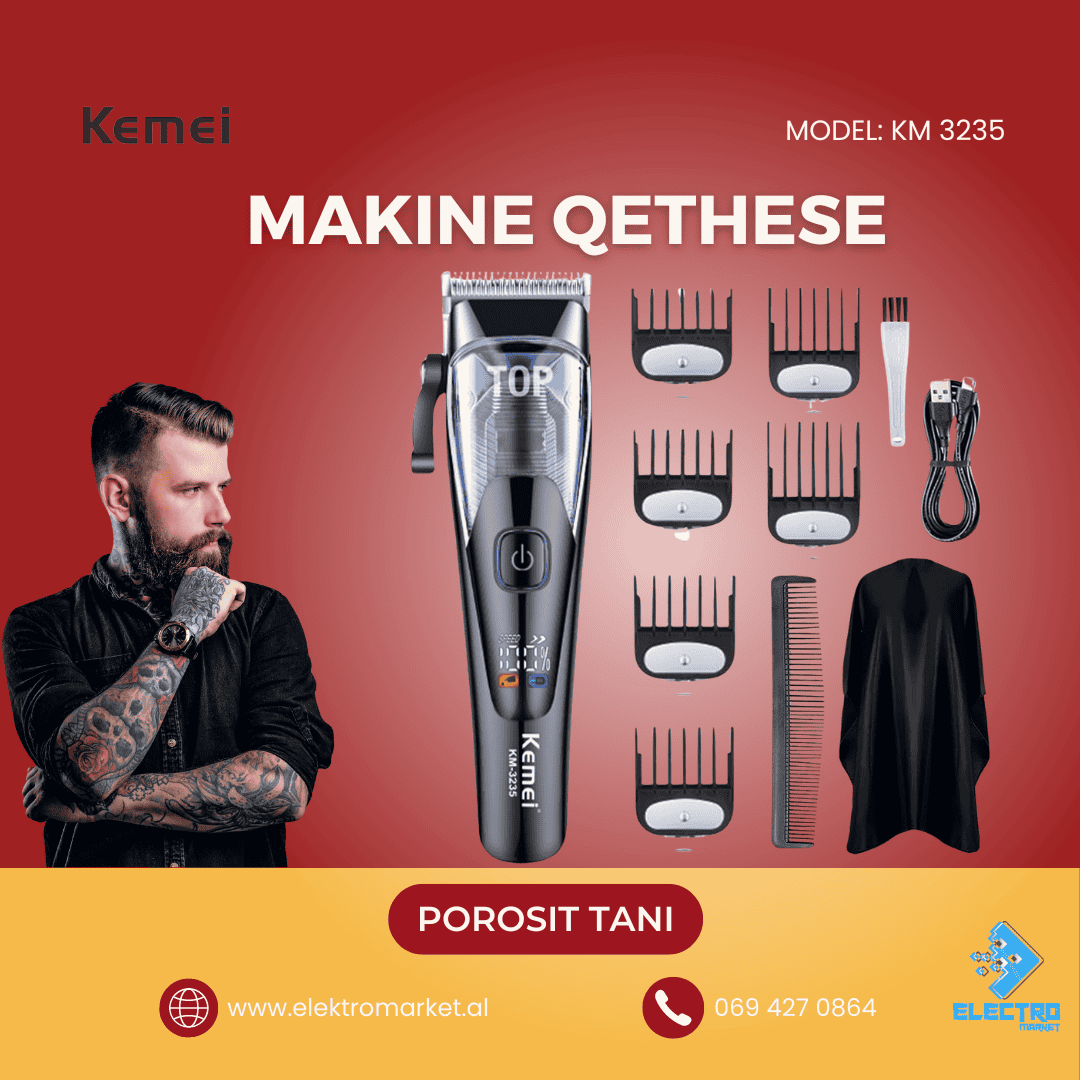 Kemei KM 3235 Makine Qethese
