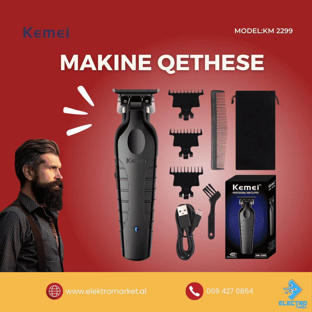 Kemei KM-2299 Makine Qethese