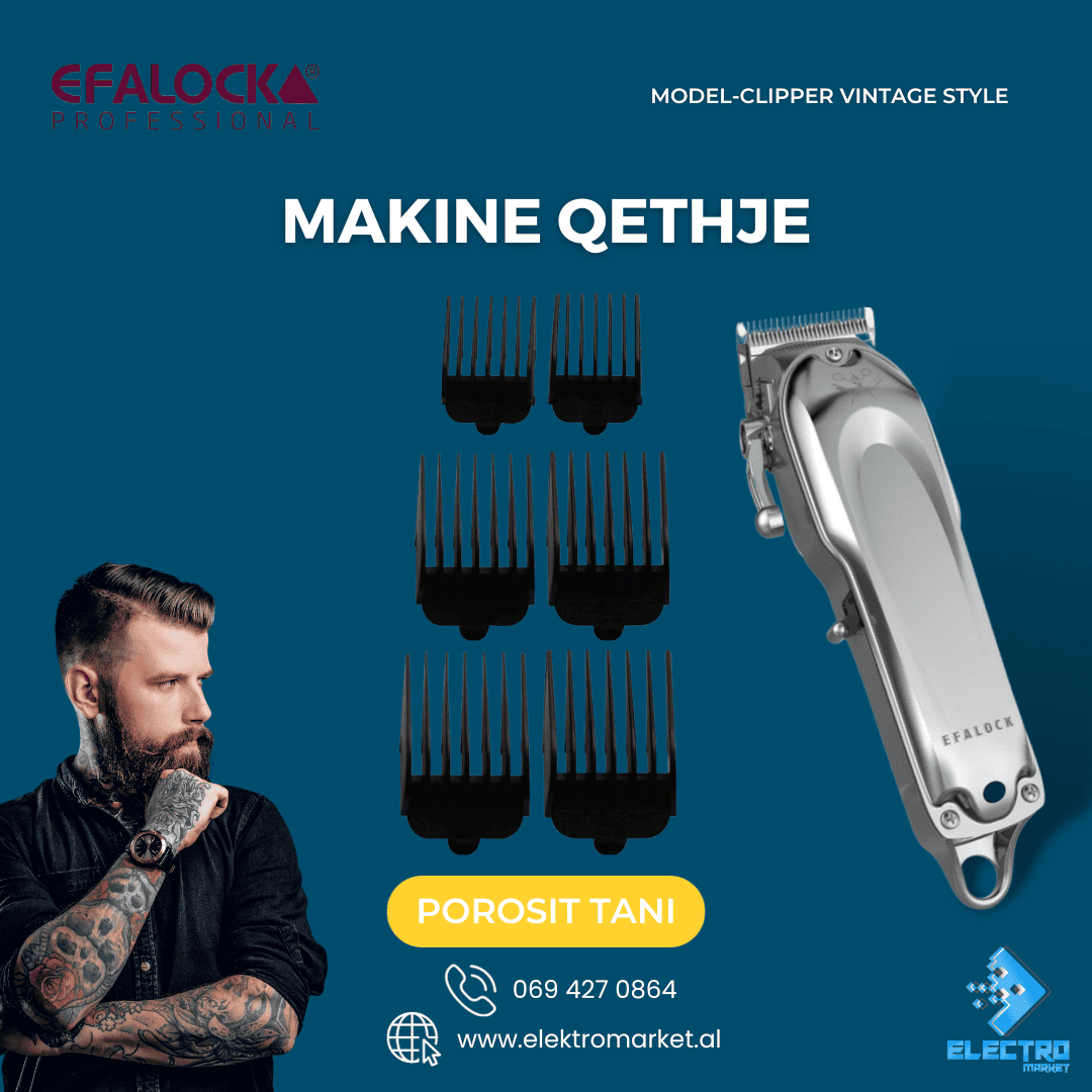 Efalock Clipper Vintage Style Makine Qethje