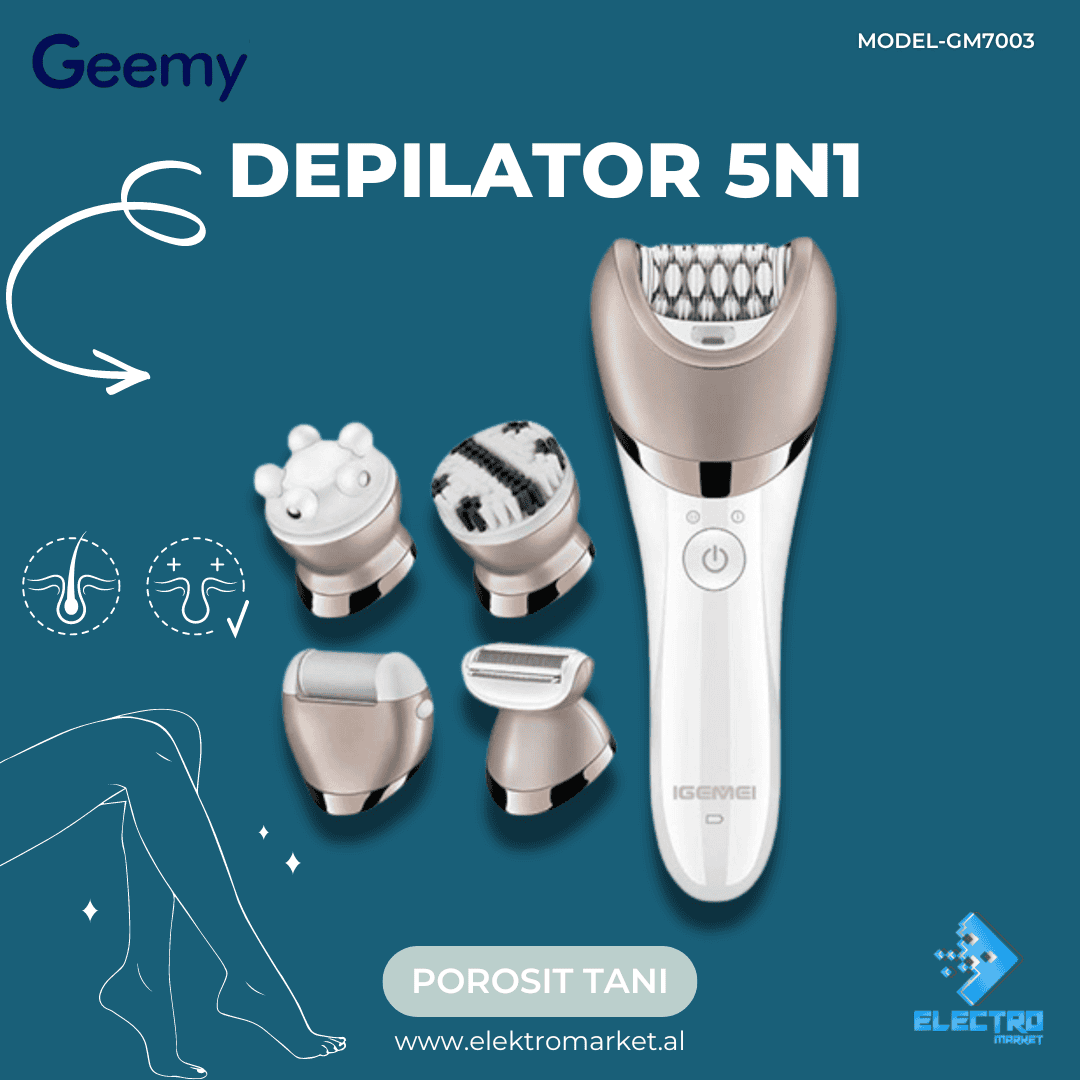 Gemei GM7003 Depilator 5n1