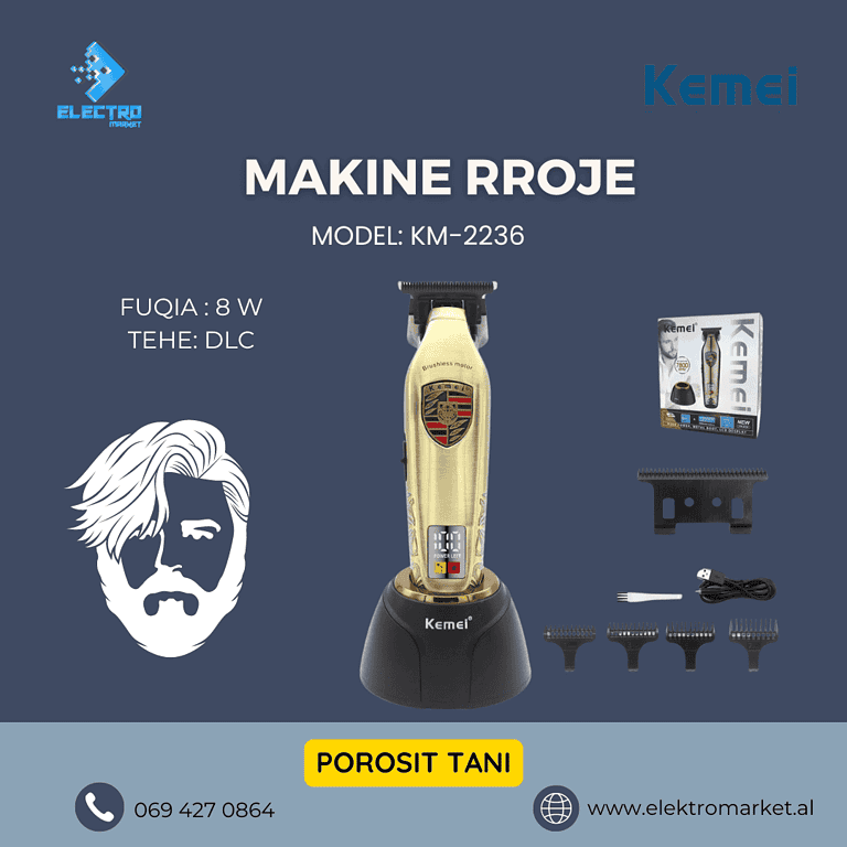 Makine Qethese Kemei KM 2236