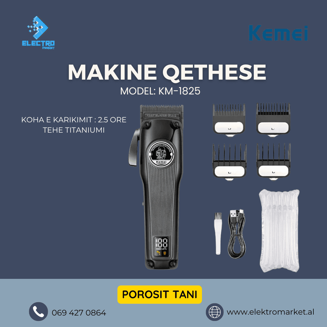 Kemei KM 1825 Makine Qethese