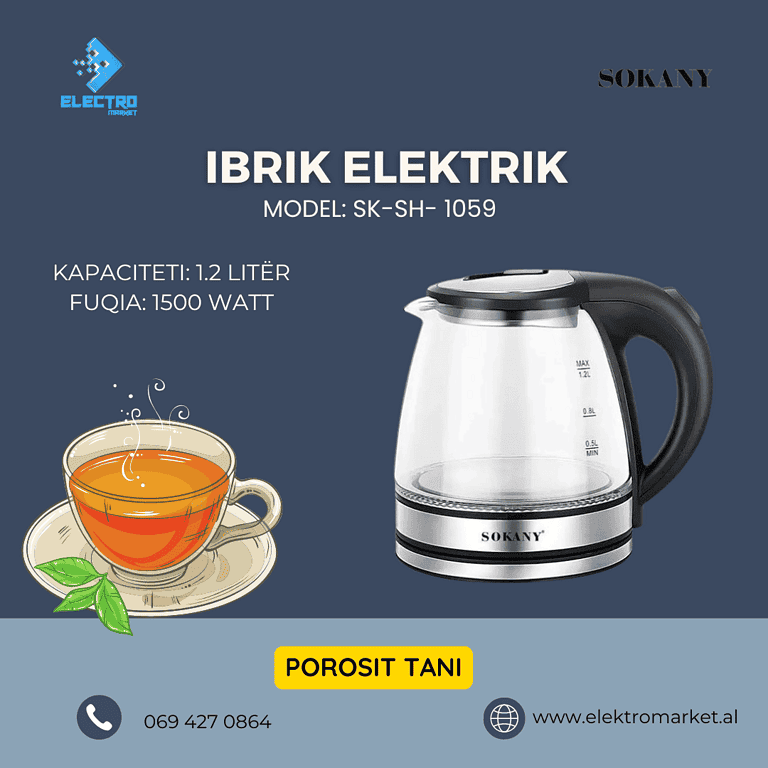 Ibrik Elektrik Sokany SK-SH- 1059