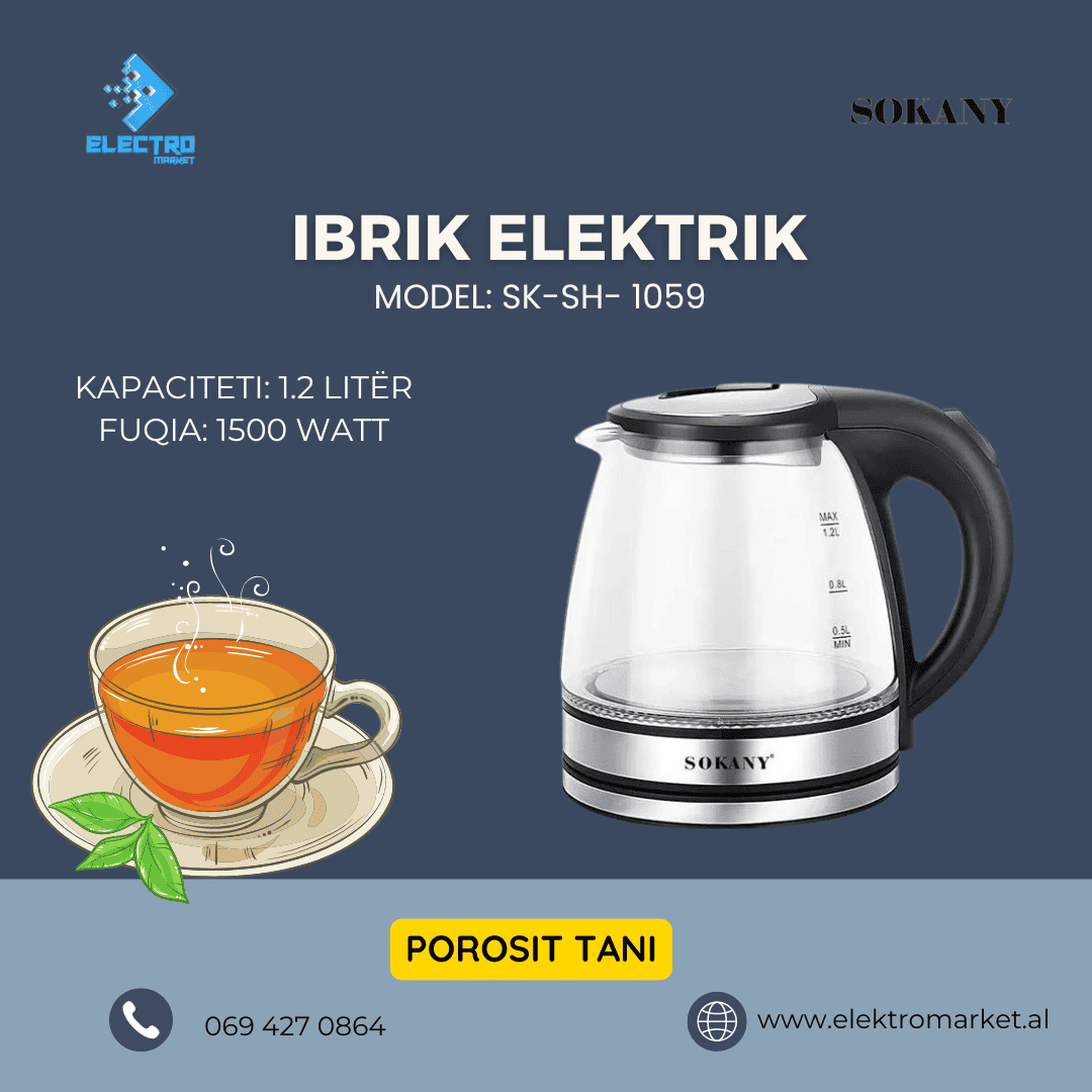 Sokany SK-SH- 1059 Ibrik Elektrik