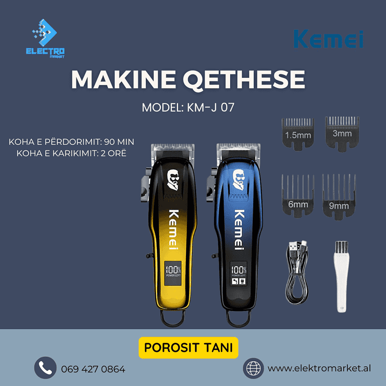 Makine Qethese Kemei KM J 07