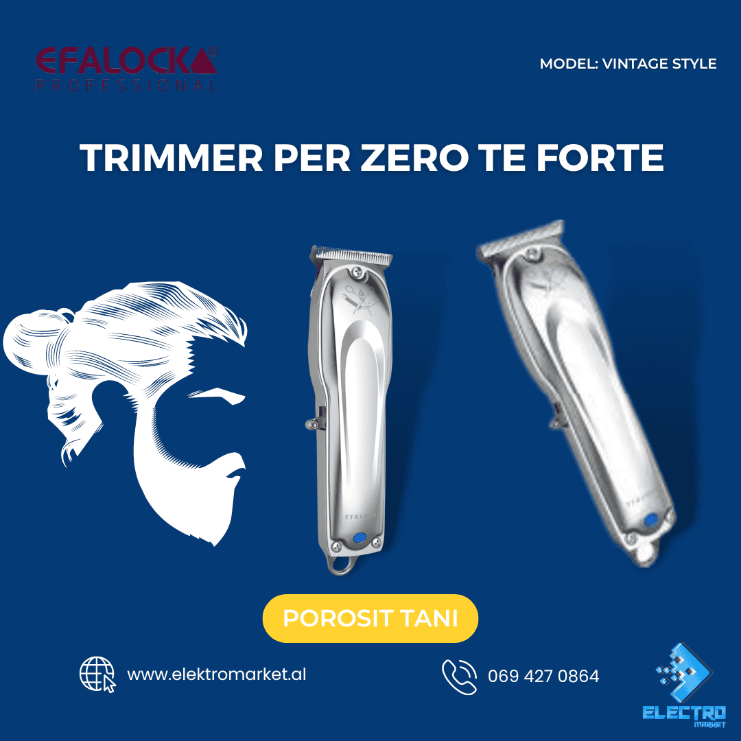 Efalock Vintage Style Trimmer Per Zero Te Forte